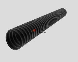 Спиральновитая Труба Металлическая (ГСМТ) 3,5; 1500, Zn 6ОН HDPE(2) 