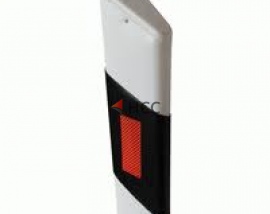 Пластиковый дорожный сигнальный столбик ГОСТ Р 50970 круглое сечение Тип С1 